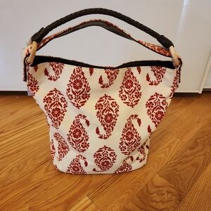 Red Patterned Women's Bag